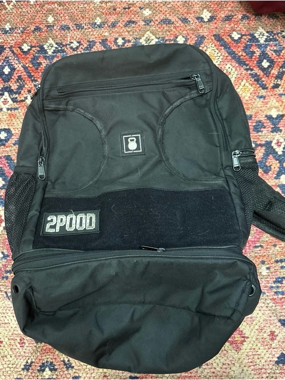 2P00D Black Gym Bag